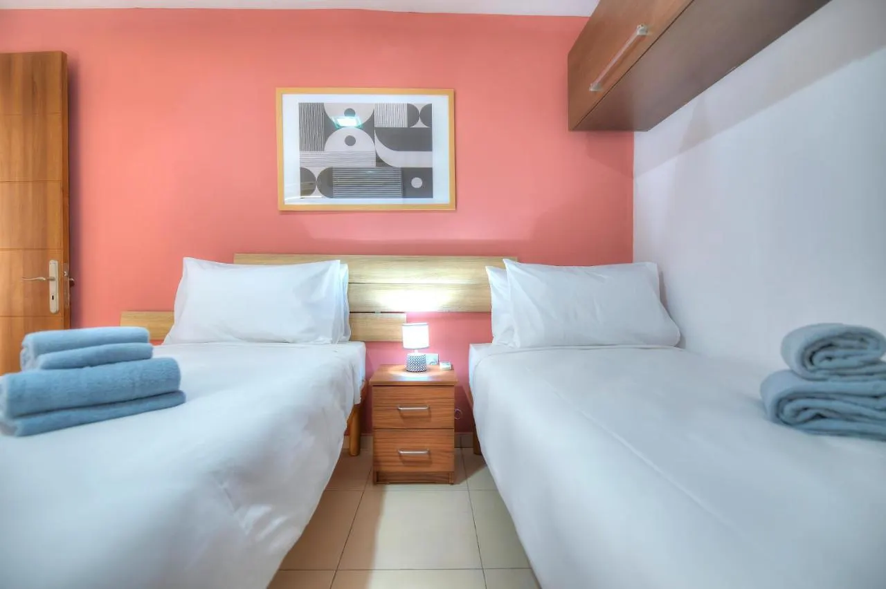 Comfortable 2Bedrooms In Paceville, Balcony Jpor1-3 St. Julian's